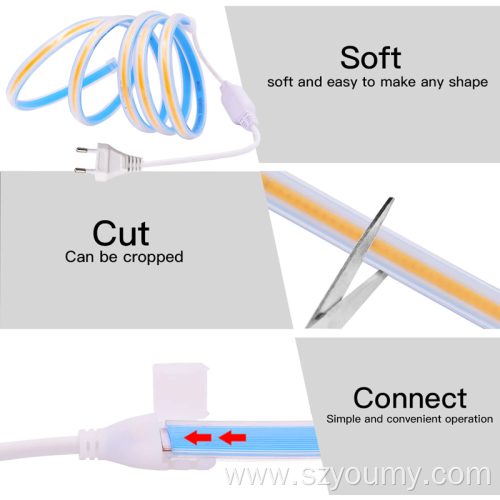 AC 220V COB Strip IP67 Waterproof